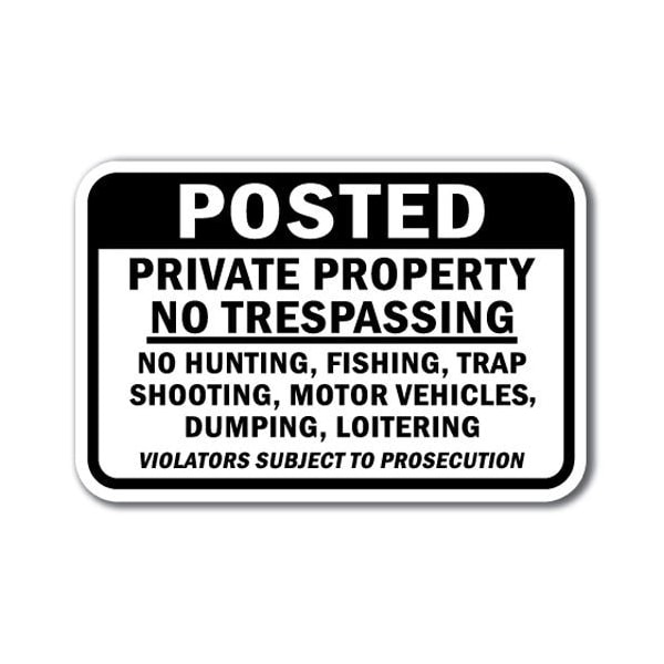 Signmission Safety Sign, 12 in Height, Aluminum, Posted - Posted Pri 1 A-1218 Posted - Posted Pri 1 - main